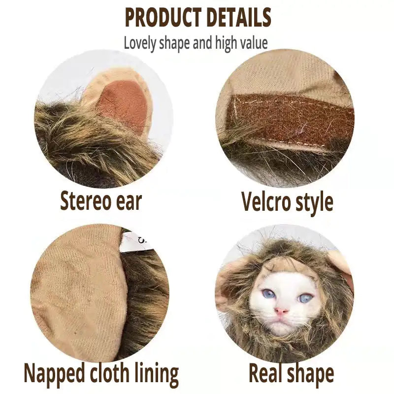 PRIMI PETS Lion Mane Pet Costume